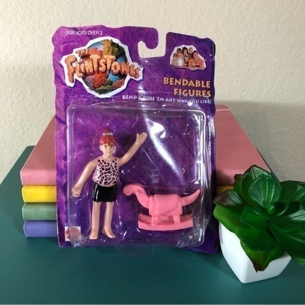 The Flintstones Pebbles Flintstone Bendable Figures Poseable Figurine Movie